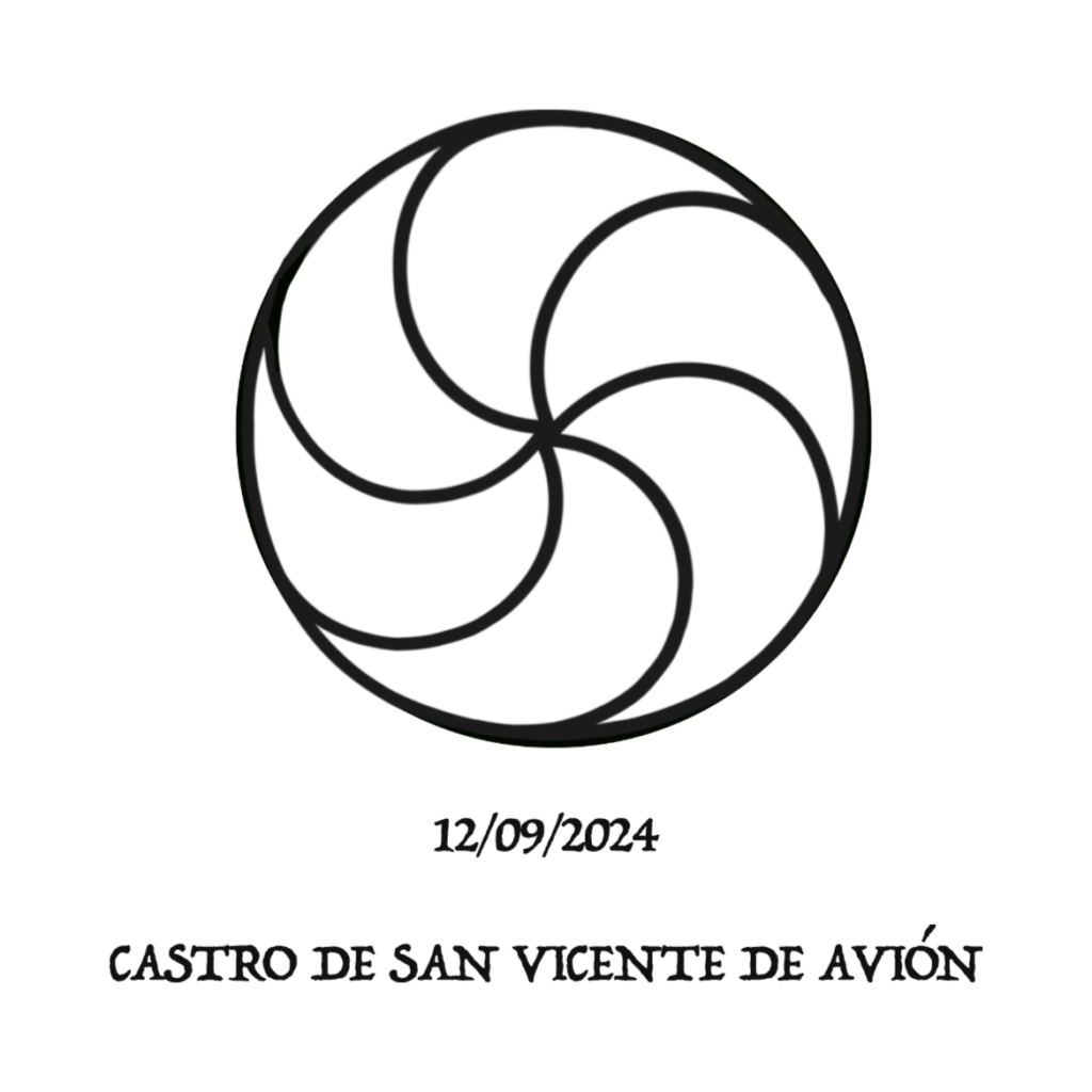 Logo de merchandising: trisquel, Castro de San Vicente de Avión